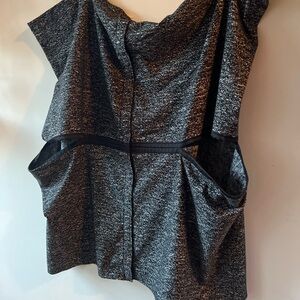 Lululemon Vinyasa Wrap Scarf with Snaps & Arm Holes Black & White One Size